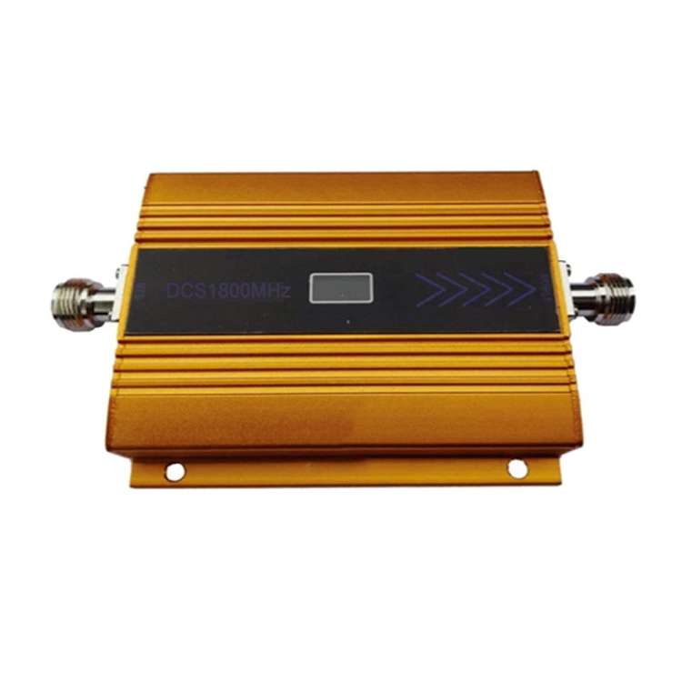 DCS-LTE 4G Phone Signal Repeater Booster, UK Plug(Gold)