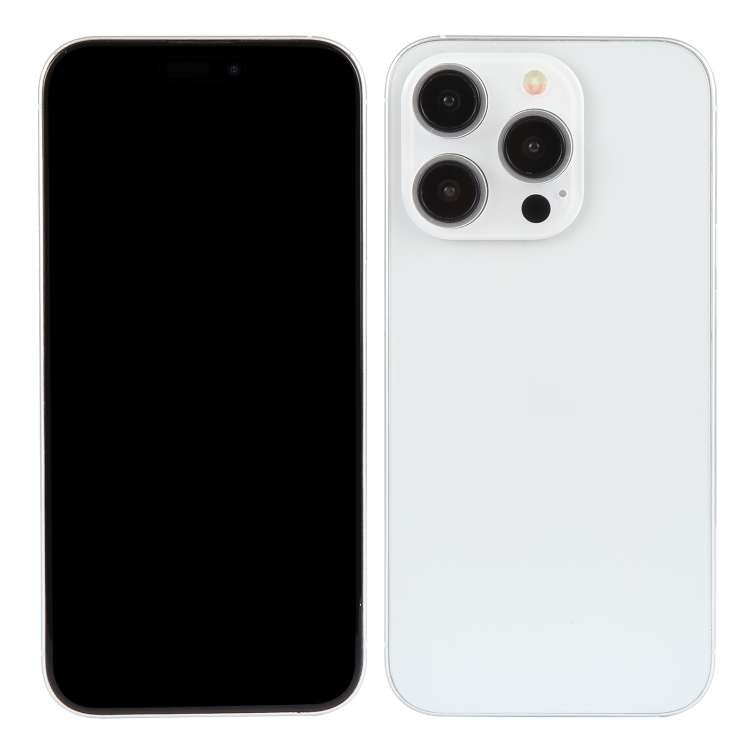 For iPhone 15 Pro Max Black Screen Non-Working Fake Dummy Display Model  (White)