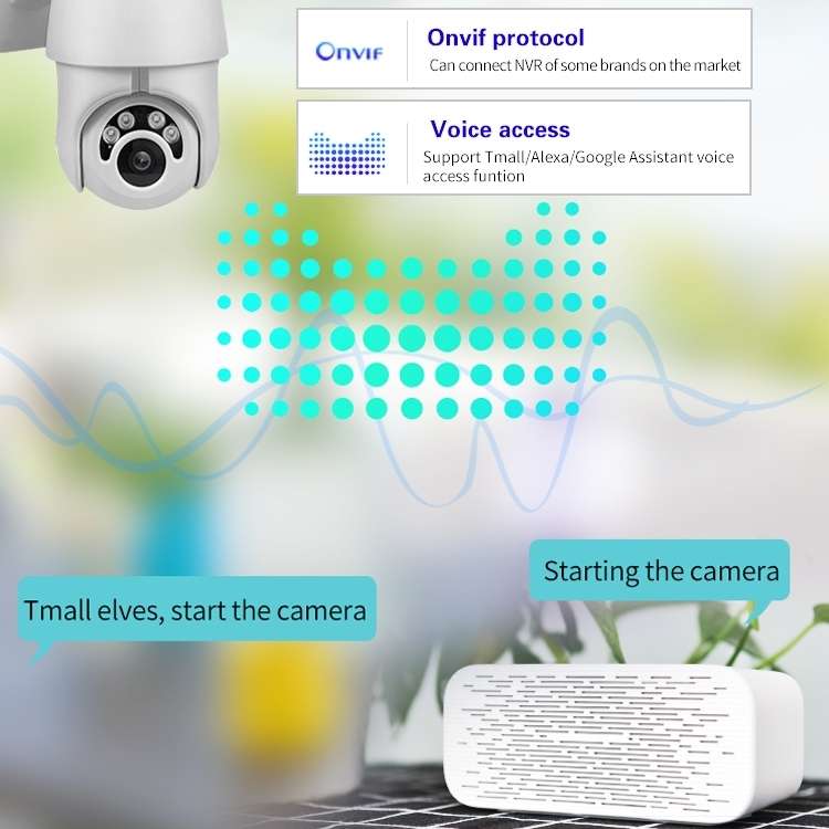 EC76 1080P WiFi IP66 Waterproof IP Camera, Support TF Card / Infrared Night Vision / Motion Detectio