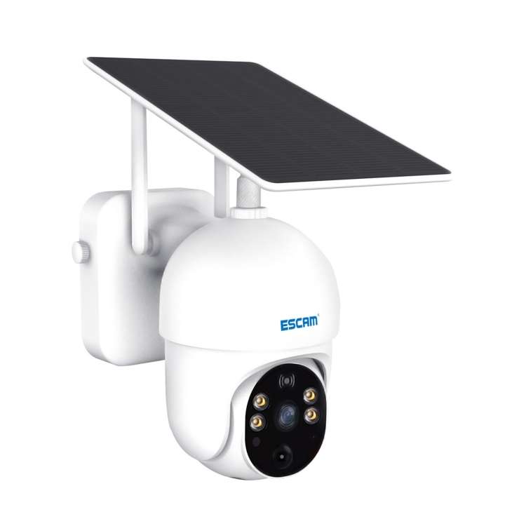 ESCAM QF255 2.0 Million Pixels 1080P HD WiFi Solar Camera, Support Two-way Voice & PIR Motion Detect