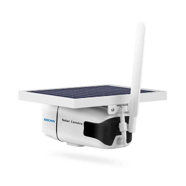 ESCAM QF460 HD 1080P IP67 Waterproof 4G Solar Panel WiFi IP Camera, Support Night Vision / TF Card,