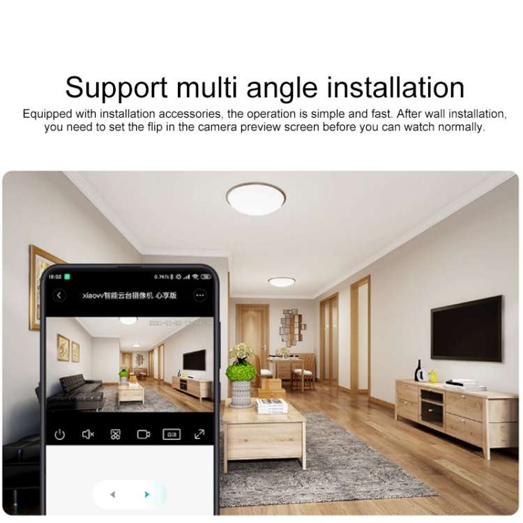 Original Xiaomi Youpin XVV-3620W-Q12 XIAOVV 1080P Home Indoor Smart Security PTZ Wifi IP Camera Baby