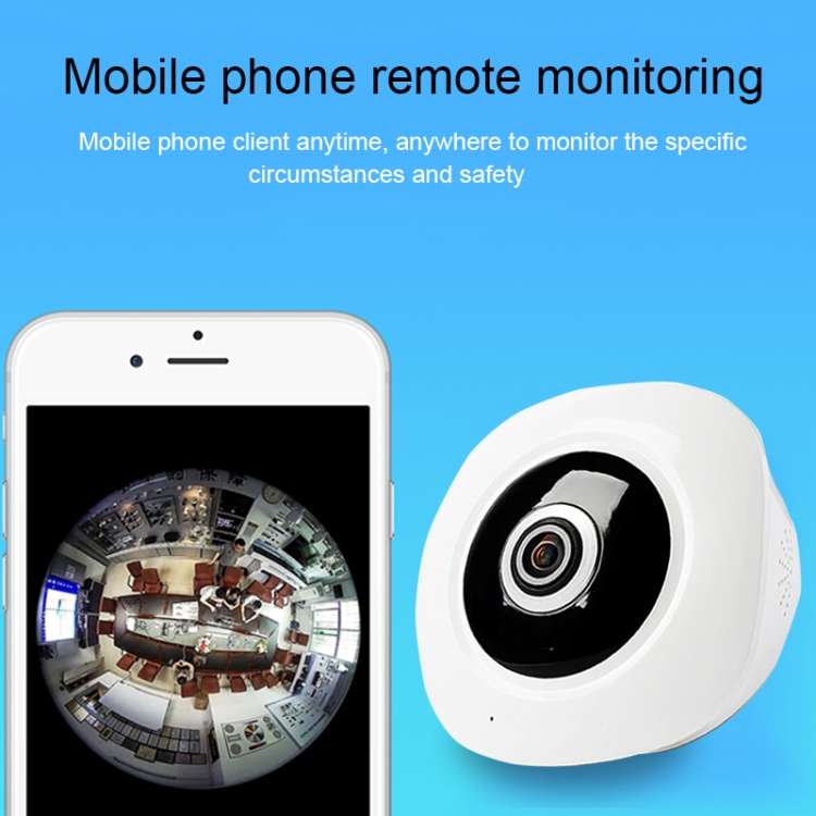 DTS-F3 1.44mm Lens 1.3 Megapixel 360 Degree Infrared IP Camera, Support Motion Detection & E-mail Al