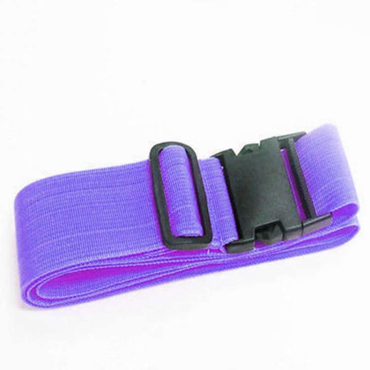 Cross Rainbow Elastic Telescopic Bag Bungee Luggage Packing Belt Travel Luggage Fixed Strap(Purple)