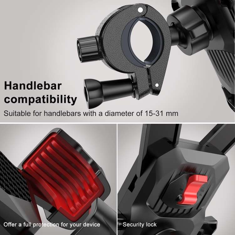 JOYROOM JR-ZS288 Bike Mobile Phone Mount Holder (Black)