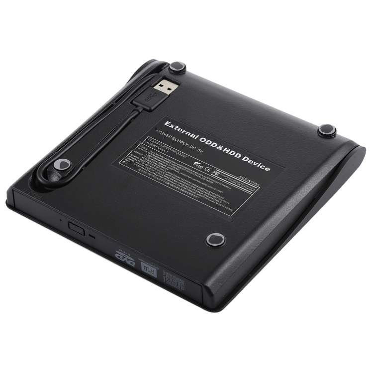 Brushed Texture USB 3.0 POP-UP Mobile External DVD-Rw DVD / CD Rewritable Drive External ODD & HDD D