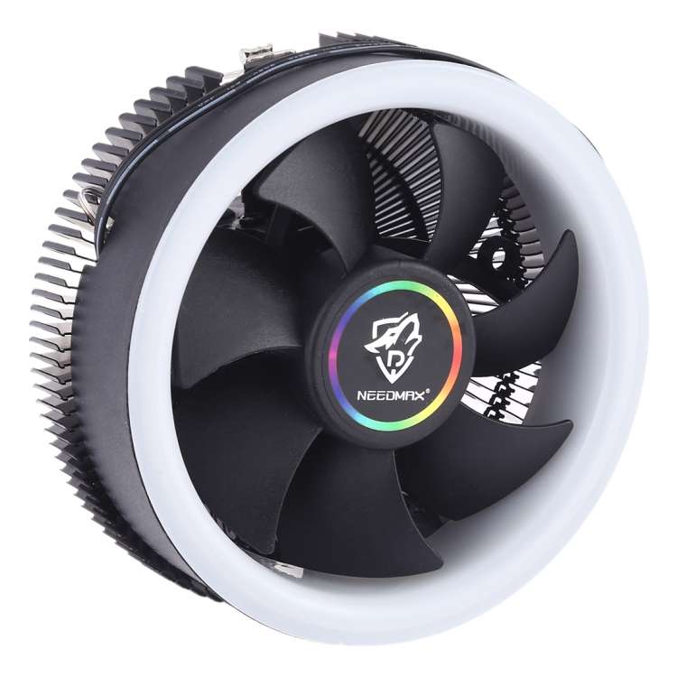 3 Pin Computer Components Chassis Fan Host Silent Cooling Fan with RGB Color Light for Intel: 1775 1