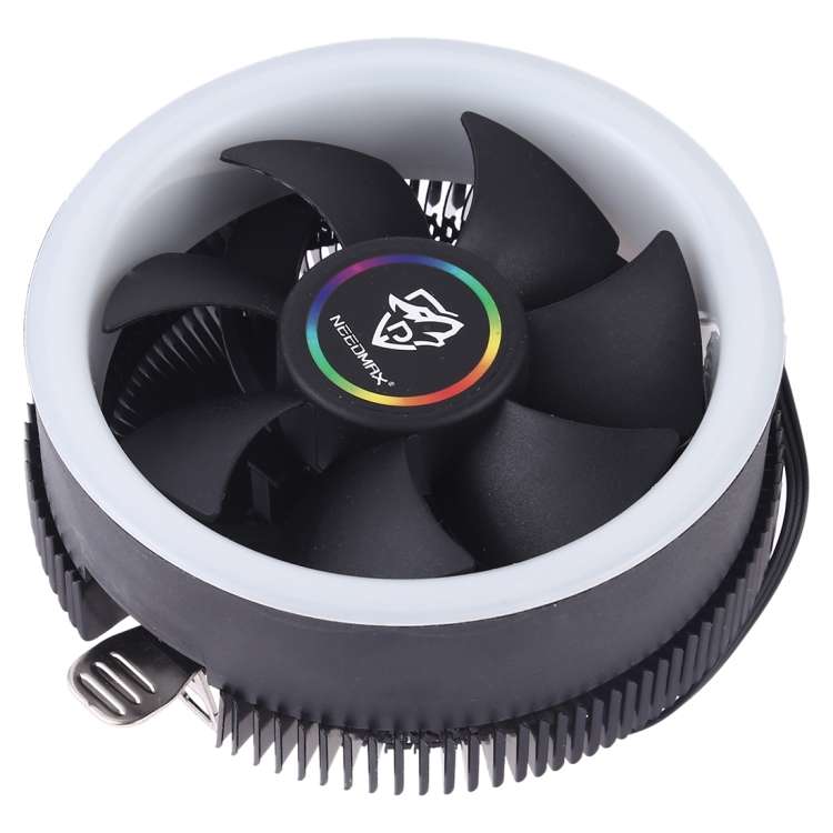 3 Pin Computer Components Chassis Fan Host Silent Cooling Fan with RGB Color Light for Intel: 1775 1