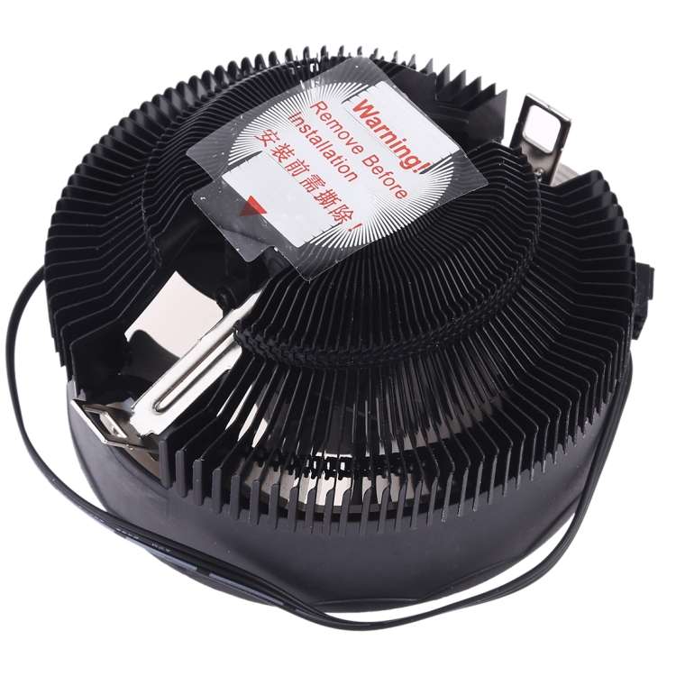3 Pin Computer Components Chassis Fan Host Silent Cooling Fan with RGB Color Light for Intel: 1775 1