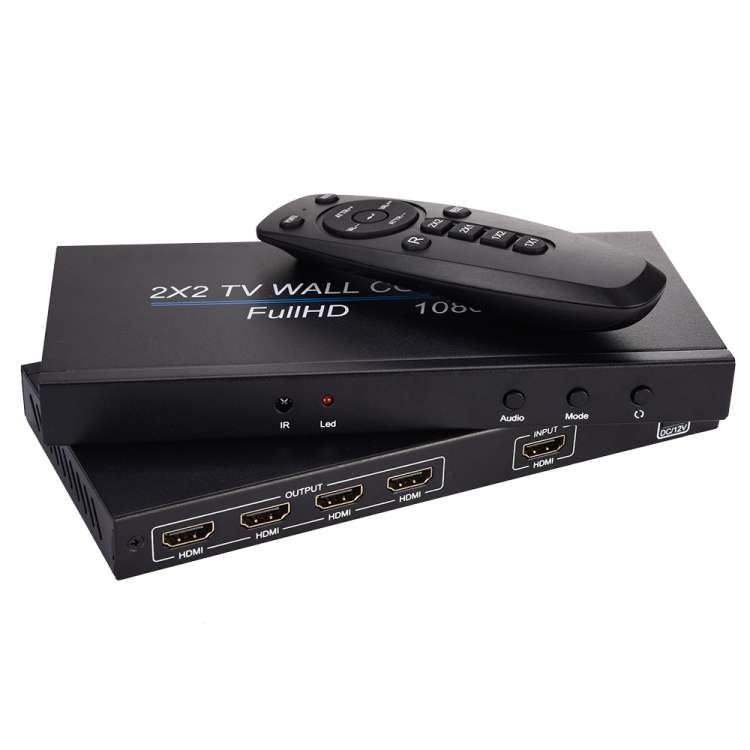 BT14 2X2 HDMI TV Wall Controller Multi-screen Splicing Processor