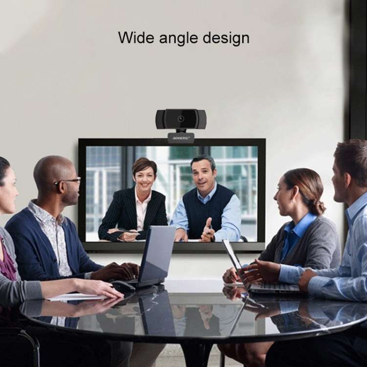 Aoni A20 FHD 1080P IPTV WebCam Teleconference Teaching Live Broadcast Computer Camera with Microphon