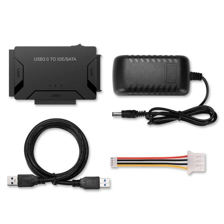 USB 3.0 to SATA / IDE Hard Disk Drive Converter Adapter Cable for 2.5 inch / 3.5 inch SATA IDE HDD,