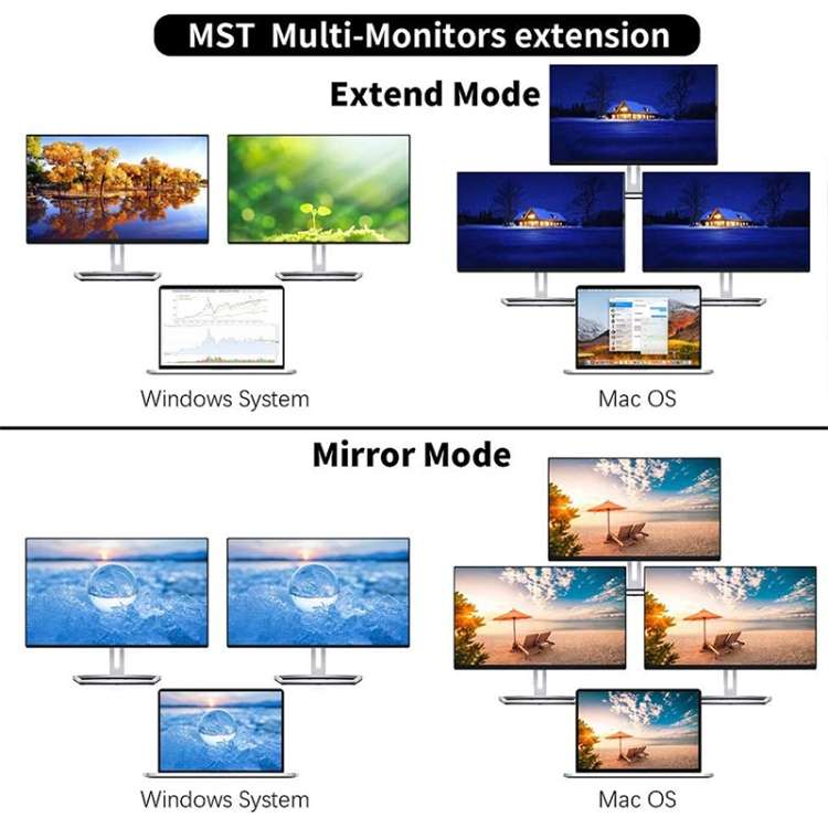 LS1094 12 in 1 Type-C to Dual HDMI Docking Station