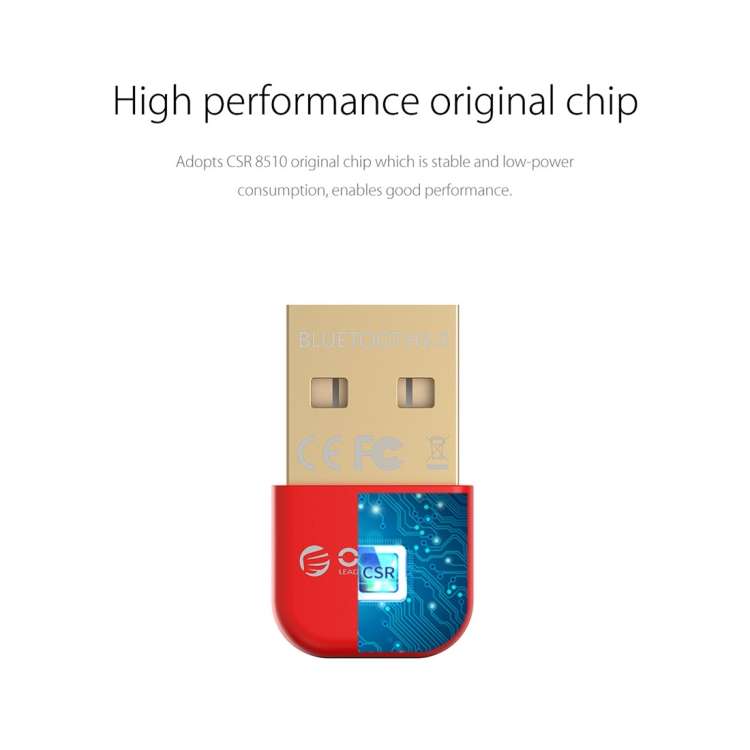ORICO BTA-403 3Mbps Transfer Speed USB Bluetooth 4.0 Adapter(Red)