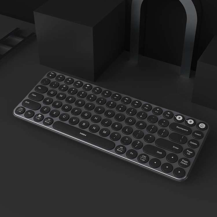 Original Xiaomi Youpin MIIIW 85 Keys 2.4GHz Mini Bluetooth Dual-Mode Wireless Keyboard(Black)