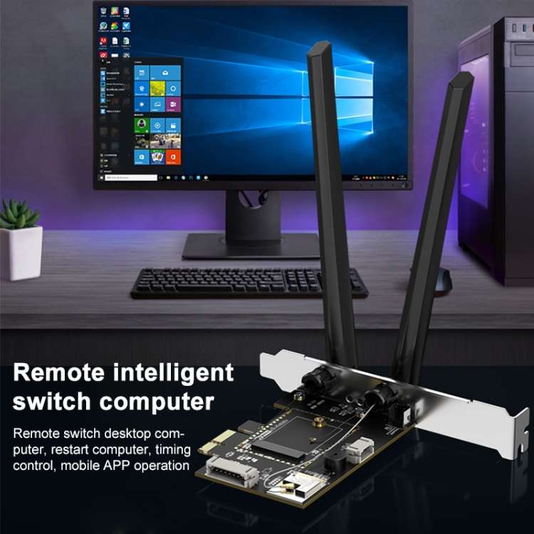 EDUP EP-9713 Remote Control Computer Switch Machine Network Card Bare Board