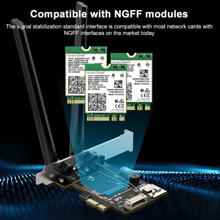 EDUP EP-9713 Remote Control Computer Switch Machine Network Card Bare Board