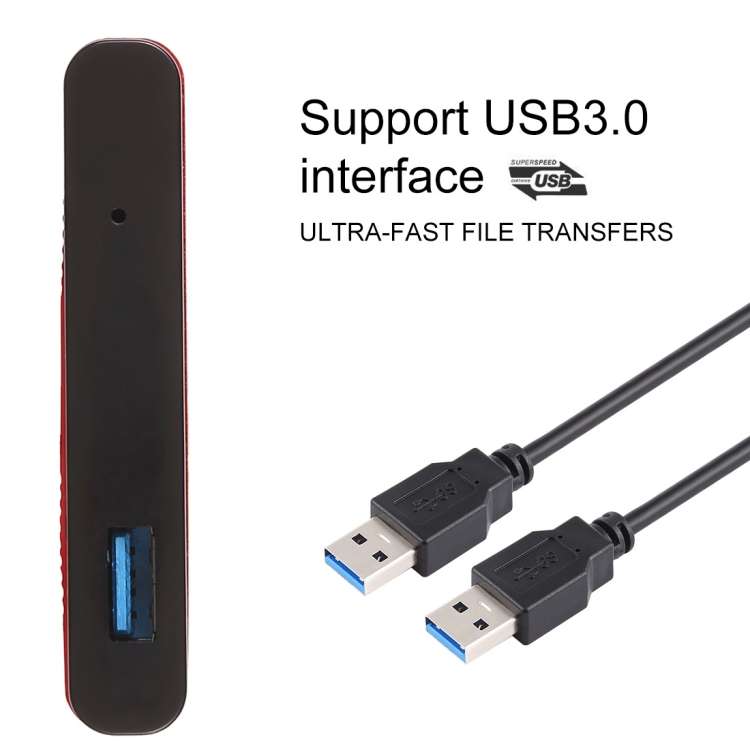Richwell SATA R2-SATA-1TGB 1TB 2.5 inch USB3.0 Super Speed Interface Mobile Hard Disk Drive(Red)