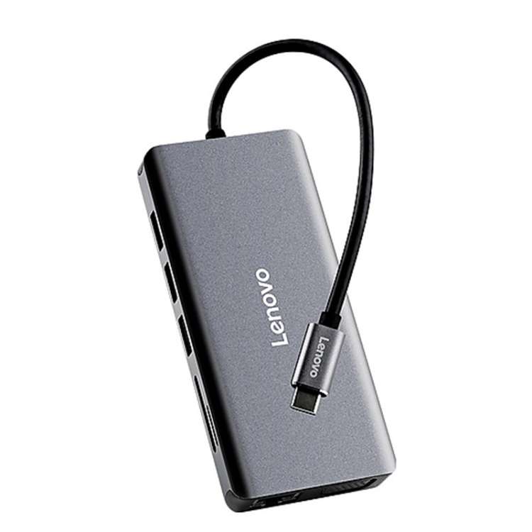 Lenovo LX0801 Pro Type-C / USB-C Network Cable Interface Converter Docking Station