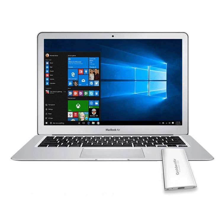Goldenfir NGFF to Micro USB 3.0 Portable Solid State Drive, Capacity: 512GB(Black)