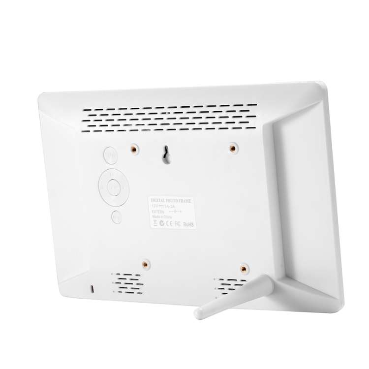 11.6-inch IPS Digital Photo Frame Full View 1920*1080 Electronic Photo Album Advertising Machine(Whi
