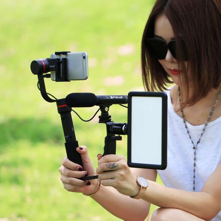 PULUZ Professional Interview Condenser Video Shotgun Microphone with 3.5mm Audio Cable for DSLR & DV