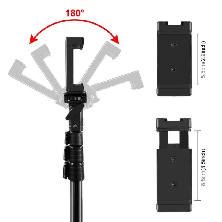 PULUZ  Bluetooth Shutter Remote Selfie Stick Tripod Mount Holder for Vlogging Live Broadcast