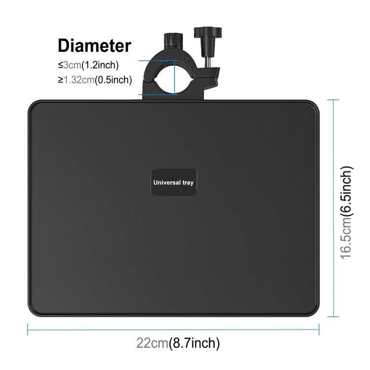 PULUZ Standard Version Live Tripod Sound Card Tray, Size: 16.5 x 22cm (Black)