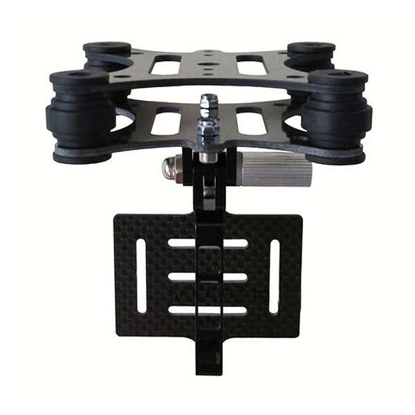 4-Axis Carbon Fiber Gimbal PTZ for DJI Phantom 2 Series / 1 Quadcopter, GoPro HERO4 /3 FPV(Black)