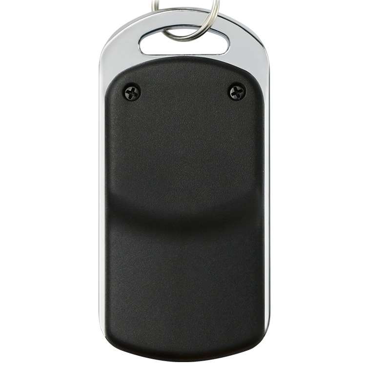 315MHz Metal Learning Code 4 Keys Remote Control for Car Garage Door (Black + Silver)