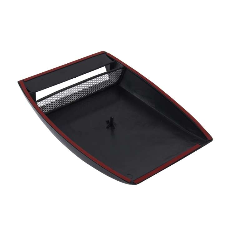 Car Turbo Style Air Intake Bonnet Scoop for Car Decoration(Black)