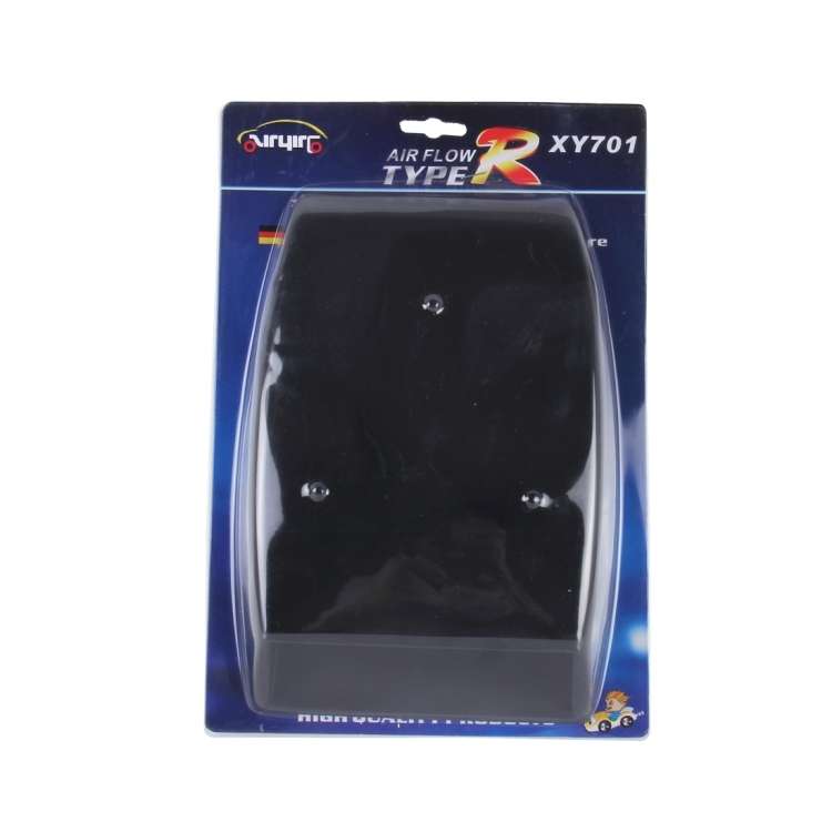 Car Turbo Style Air Intake Bonnet Scoop for Car Decoration(Black)