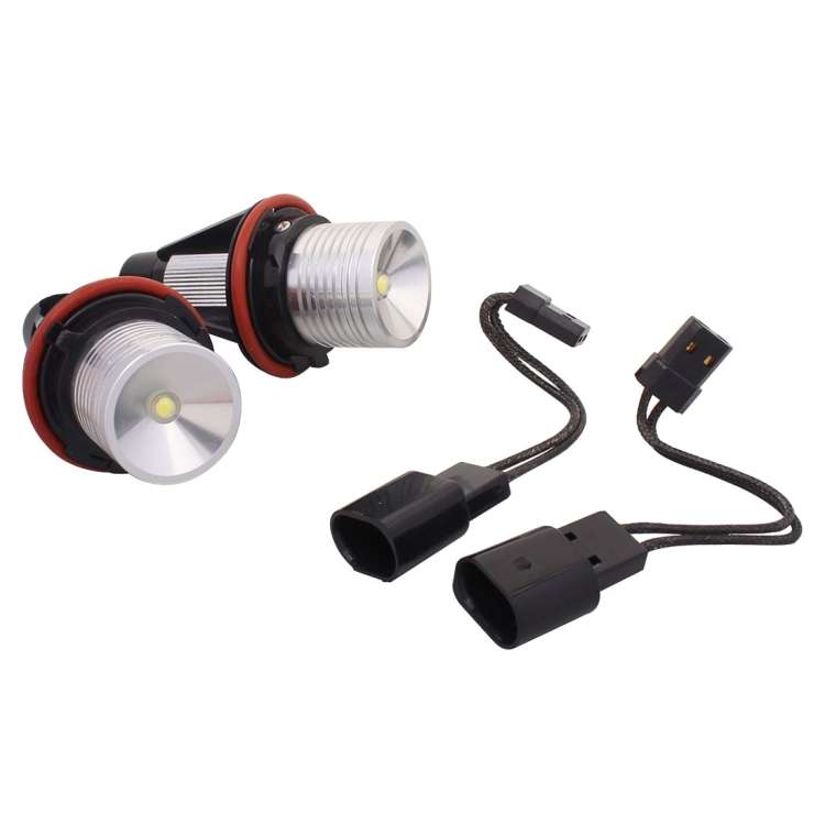 MZ E39 3W 240LM LED Super Bright Car Angel Eyes White Daytime Running Marker Light for BMW E39, DC 8