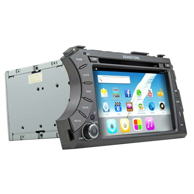 Rungrace 7.0 inch Android 4.2 Multi-Touch Capacitive Screen In-Dash Car DVD Player for Ssangyong Acy