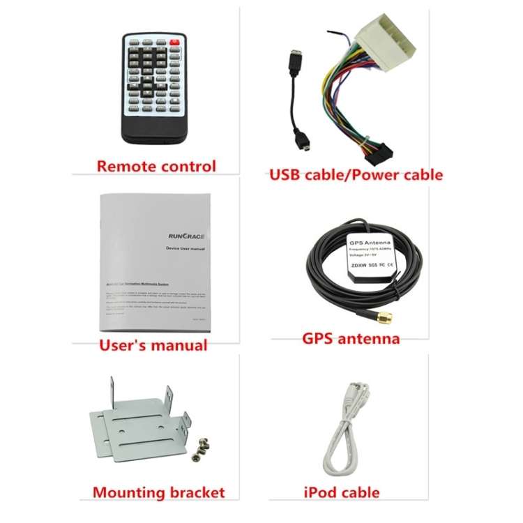Rungrace 7.0 inch Android 4.2 Multi-Touch Capacitive Screen In-Dash Car DVD Player for Ssangyong Acy