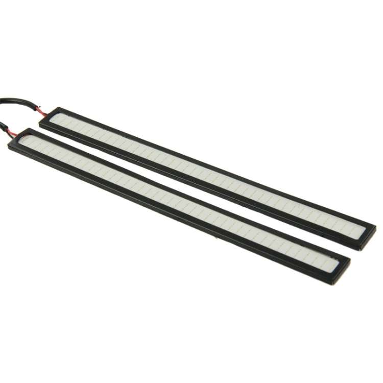 2 PCS 6W*2 DRL LED Red Light Bar Car Light Source Waterproof Daytime Running Lights, DC 12V