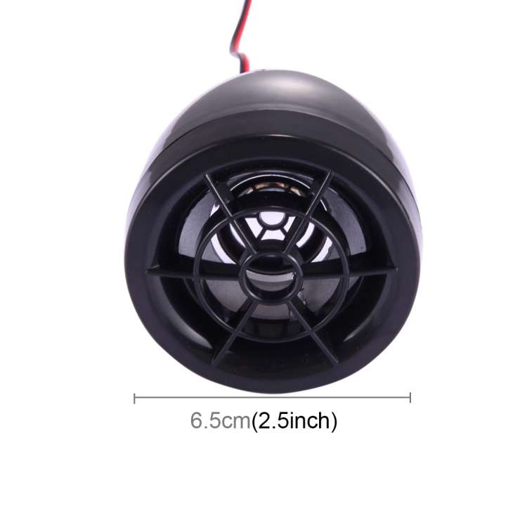 Motorcycle Anti-theft Digital MP3 with 2.5 inch Speaker, FM Radio & Remote Control, Support SD Card