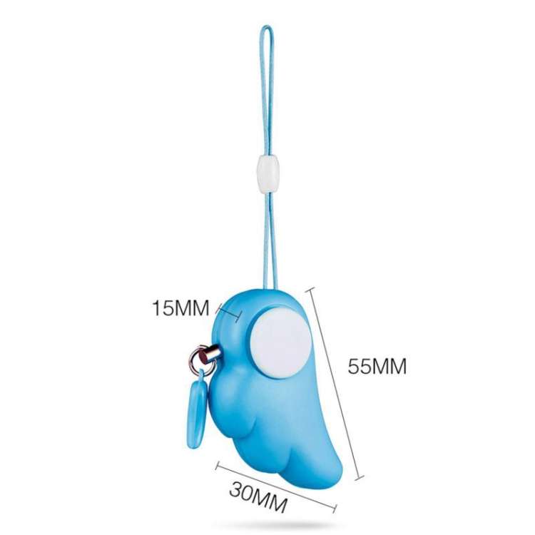 Angel Wing Anti-rape Device Personal Alarm, Self-defense Defend Wolf, Mini Alarm with 90dB Alarm Sou