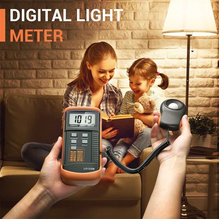 Digital Light Meter, Measuring Range: 0.1-200000 Lux