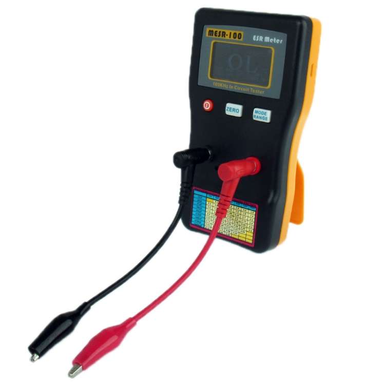 MESR-100 AutoRanging In Circuit ESR Capacitor /Low Ohm Meter Up to 0.01 to 100R(Orange)