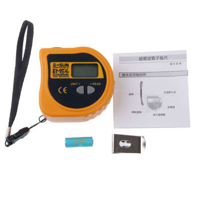 Ultrasonic Electronic Tape Measure, Measure Range: 0.4m-18m