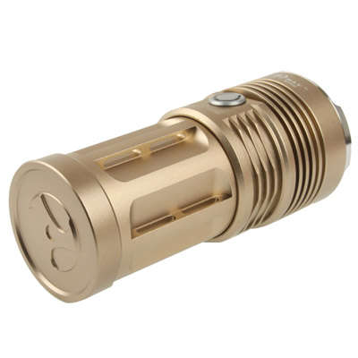 High Power LED Flashlight, 3 Mode, 3 CREE XM-L T6 LED, Luminous Flux: 2000lm, Length: 135mm