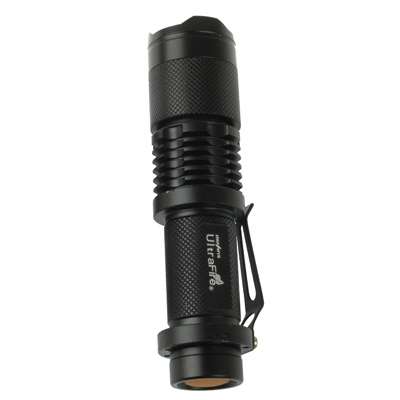 UltraFire Focus Flashlight, 3 Mode, Cree XM-L T6 LED, White Light, Luminous Flux: 700lm, Length: 11.