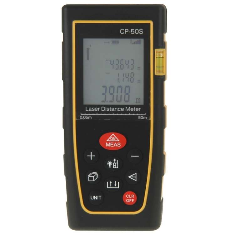 CP-50S Digital Handheld Laser Distance Meter, Max Measuring Distance: 50m