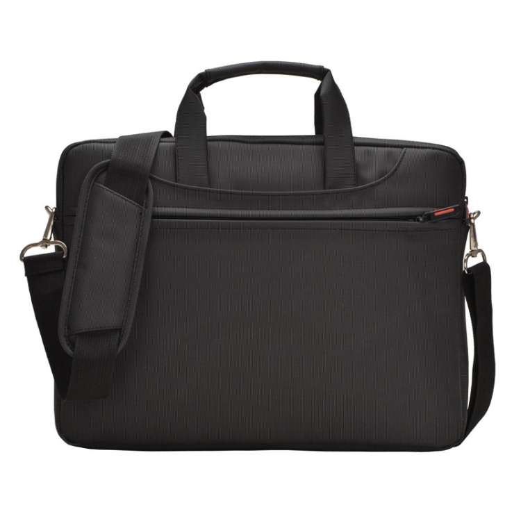 15.6 inch Portable One Shoulder Waterproof Nylon Laptop Bag, Black (301#)(Black)