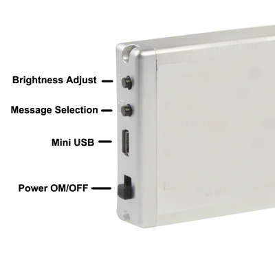 Programmable LED Moving Scrolling Message Display Sign Indoor Board, Display Resolution: 128 x 16 Pi