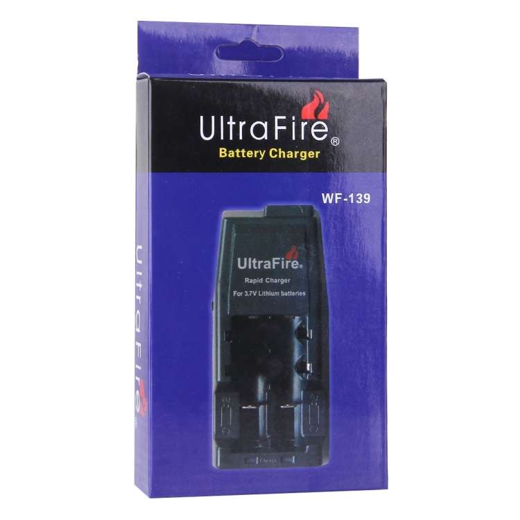 UltraFire Rapid Battery Charger 14500 / 17500 / 18500 / 17670 / 18650, Output: 4.2V / 450mA , EU Plu