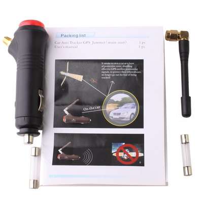 Portable Car GPS Signal Jammer with Switch (Coverage: 0.5~15 meters)(Black)