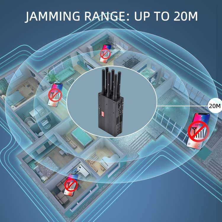 GSM / CDMA / DCS / PCS / 3G / 4G / GPS Mobile Phone Signal  Breaker / Jammer / Isolator, Coverage: 2