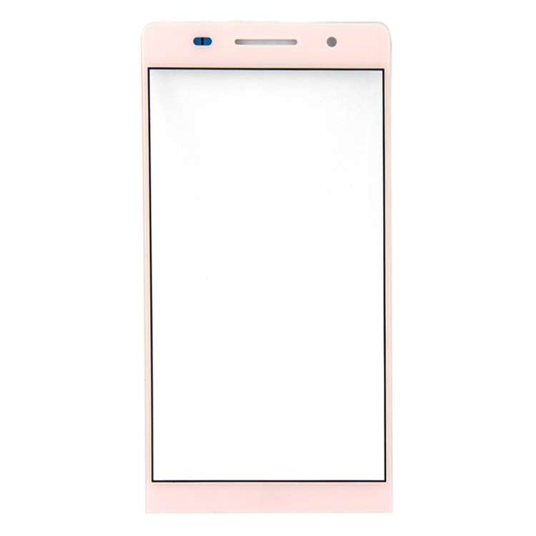 Front Screen Outer Glass Lens for Huawei Ascend P6(Pink)